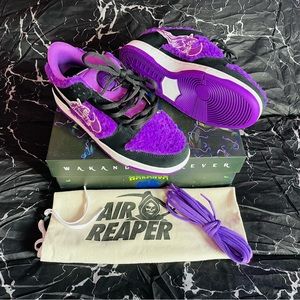 Custom SoleBoy Air Reapers Black Panther